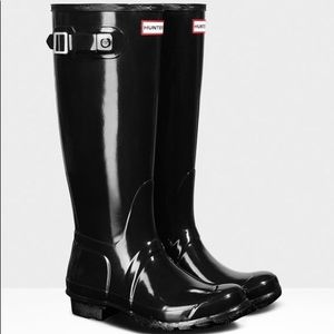 Tall Hunter Rain Gloss Boots
